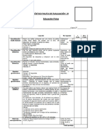 Diagnóstico Pauta de Evaluación 2º