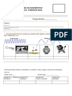 Evaluación Diagnostica Música Segundo Básico