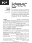Three Dimensional Analysis Of__High Frequency Induction__Welding of Steel Pipes With__Impeder