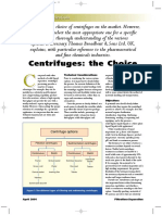 Centrifuges The Choice