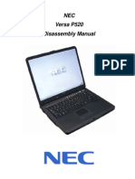 NEC Versa P520 Disassembly Manual