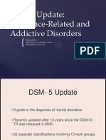 DSM-5 Update: Substance-Related and Addictive Disorders: Presented By: Nick Lessa, LCSW, MA, CASAC