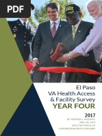 El Paso VA Health Access and Facility Survey - Year Four