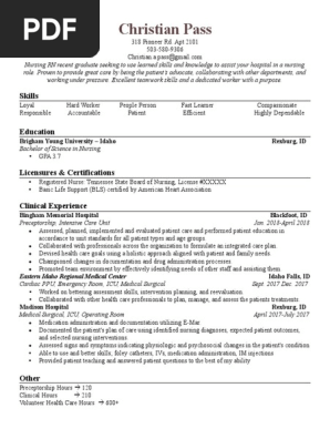 nursing-resume