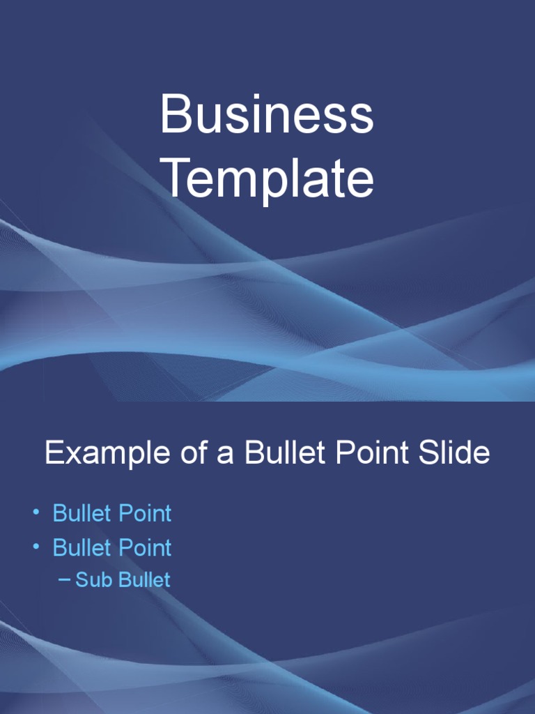 Business Template | PDF