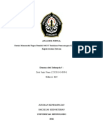 Analisis Jurnal Untuk Memenuhi Tugas Remidi OSCE Tindakan Pemasangan Kateter Mata Kuliah Keperawatan Dewasa