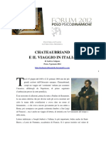 Chateaubriand e Il Viaggio in Italia