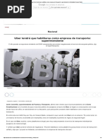 Uber Ilegal_Uber Tendrá Que Habilitarse Como Empresa de Transporte