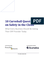 10 Curveball Questions on Safety in the Cloud Procullux Ventures 2014