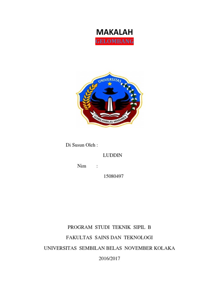 Makalah Fisika Tentang Gelombang