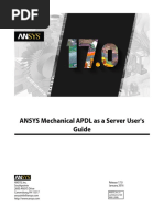 ANSYS Mechanical APDL as a Server Users Guide