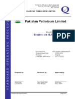 SOP-015-Testing of H2S, CO2 & H2O in Sales Gas