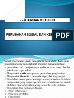 Perubahan Sosial Dan Kebudayaan