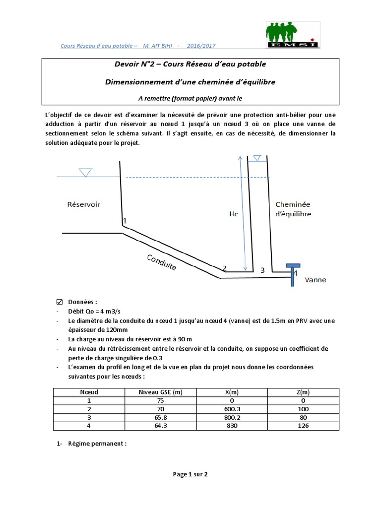 Devoir Libre 2 REP | PDF | Soupape | Science