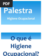 Palestra Higiene Ocupacional