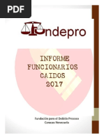 Informe 2017 Funcionarios Caidos-Venezuela