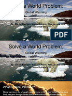 Solve A World Problem Global Warming