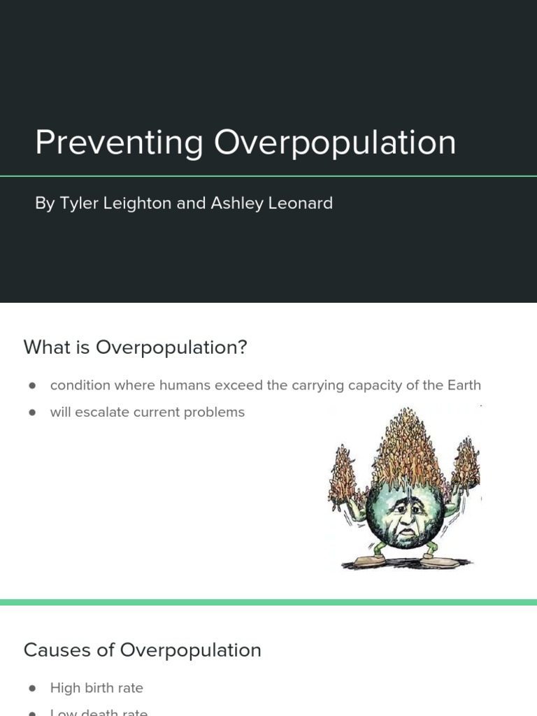 human overpopulation research topics