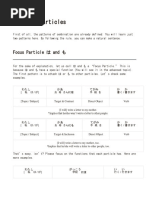 Combined Particles Japanese