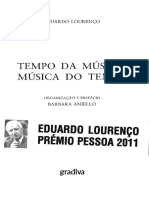 Eduardo Lourenço - Tempo Da Música Musica Do Tempo PDF