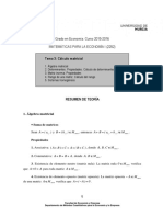 Tema 3. Cálculo Matricial PDF