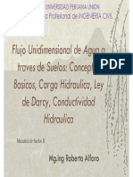 02aFlujoUnidimensional Suelos - Alfaro PDF