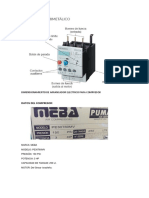 Dimensionamiento de Arrancador Electrico Para Compresor