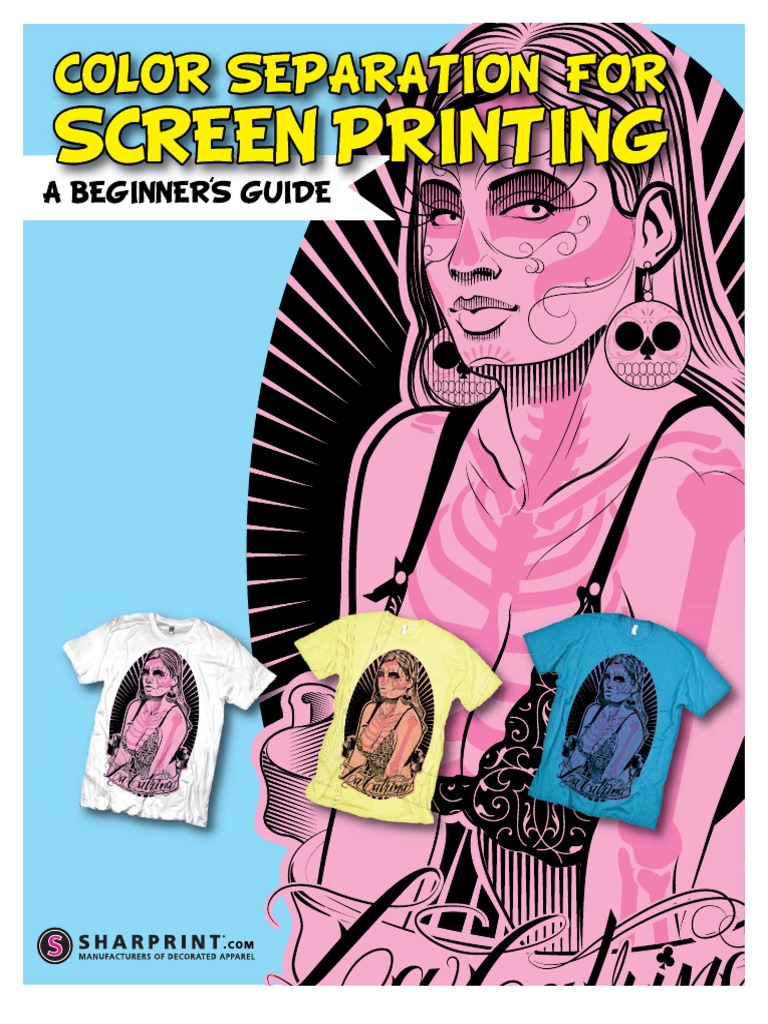 Color Separation For Screen Printing | PDF | Adobe Photoshop | Art Media