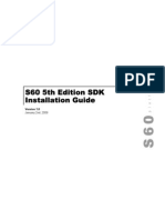 S60 5th Edition SDK Installation Guide