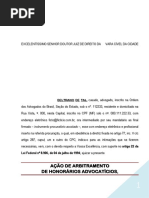 Acao Arbitramento Honorarios Contrato Verbal PN683