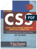 CSS Federal Public Service Commission Competitive Examinationsr (Freebooks - PK)