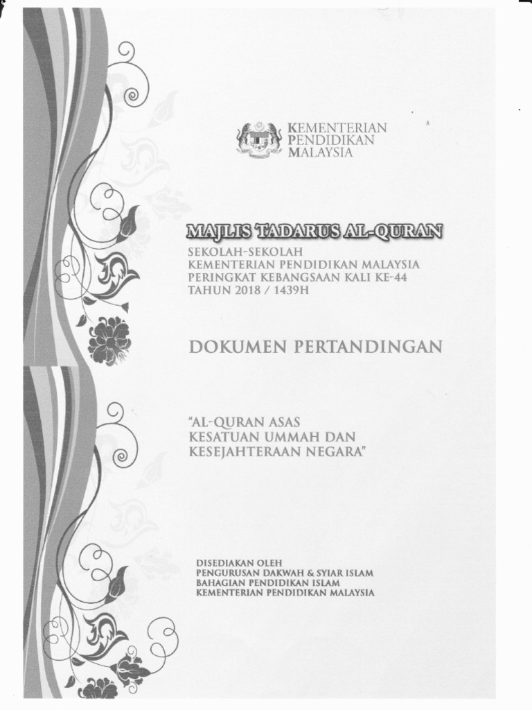 Surat Rasmi Jemputan Taklimat - House Q