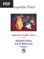 Peker Jacqueline Soignez Votre Chat Par Les Medecines Naturelles Pdf Chats Homeopathie
