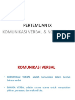 Pertemuan 9 Verbal Dan Non Verbal