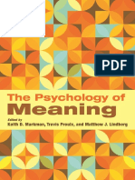 The Psychology of Meaning