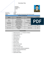 Curriculum Vitae Sohail