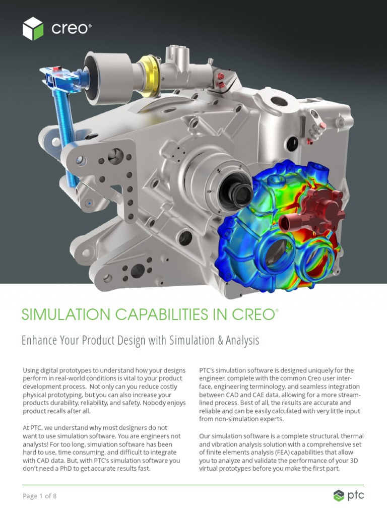 Creo Simulation Brochure - Final | PDF | Structural Analysis | Simulation