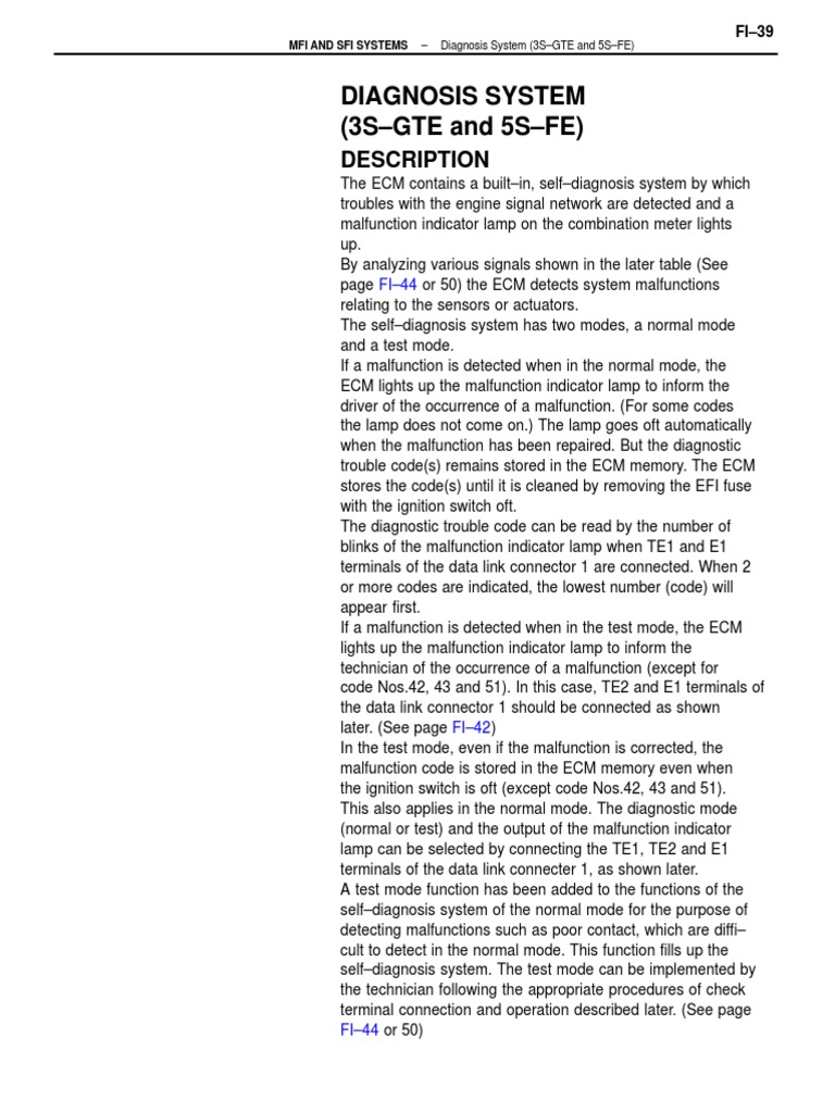 TOYOTA ERROR CODES.pdf Fuel Injection Throttle