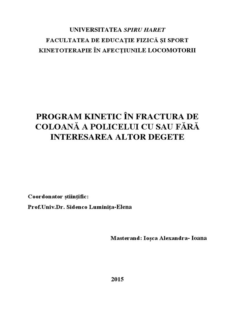 Program Kinetic Fractura Police | PDF