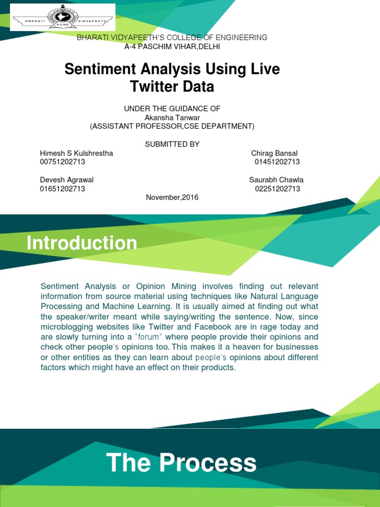 Real-Time Sentiment Analysis on Twitter | PDF | Support Vector Machine ...