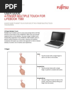 Fujitsu LIFEBOOK T580 4 Finger Multiple Touch