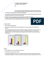 Comparación Con Otros Medios de Transporte