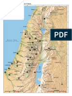 Israel Bible Map 