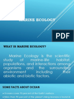 Marine Ecology