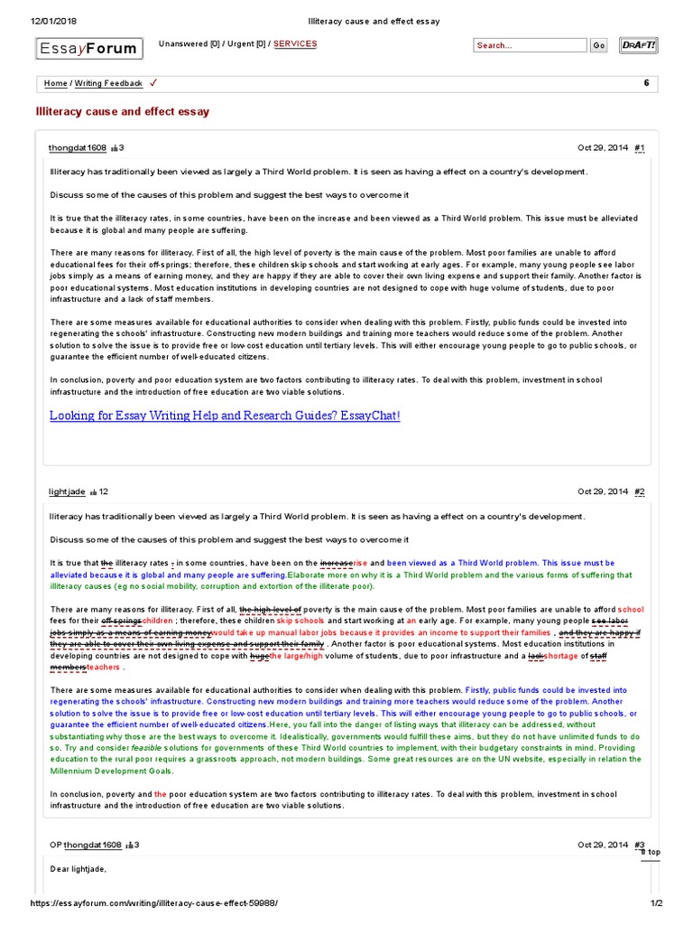 Problems of illiteracy in america picture