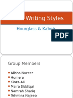 News Writing Styles (Kabob & Hourglass)
