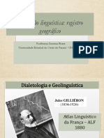 Variação linguística e registros geográficos