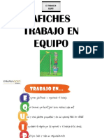 Afiches Trabajo en Equipo