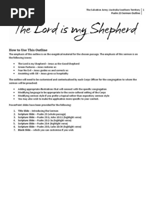 SermonOutline_Psalm23