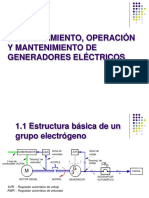Funcionamiento, Operación y Mantenimiento de Generadores Eléctricos
